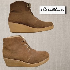 Eddie Bauer Brown Tan Wedges